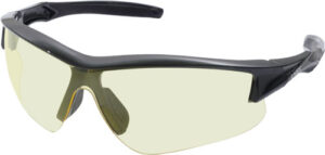 HOWARD LEIGHT ACADIA GLASSES - BLACK FRAME/AMBER LENS