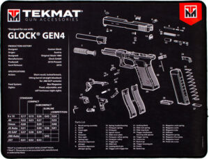 TEKMAT ARMORERS BENCH MAT - ULTRA 15"X20" FOR GLOCK G4 BLK
