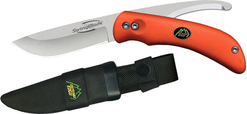 OUTDOOR EDGE SWINGBLAZE - S/S ORANGE W/NYLON SHEATH