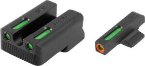 TRUGLO SIGHT SET 1911 260/450 - TFX PRO GREEN/ORANGE OUTLINE