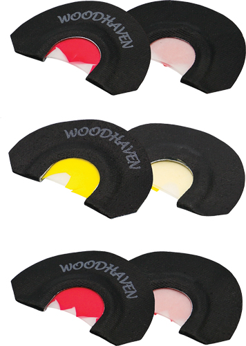 WOODHAVEN CUSTOM CALLS PURE - TURKEY 3-PACK MOUTH CALLS