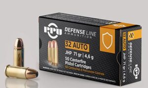 PRIVI .32 Auto JHP 71G 50 RDS Ammo