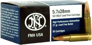FN 5.7X28 27GR LEAD FREE JHP - SS195LF 50RD 40BX/CS