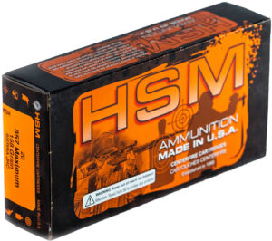 HSM 357 MAXIMUM 158GR JHP - 20RD 25BX/CS