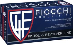 FIOCCHI 45 ACP 200GR JHP - 50RD 10BX/CS