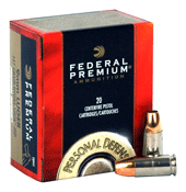 FEDERAL PREMIUM 9MM LUGER 124G - HYDRA-SHOK JHP 20RD 25BX/CS - Image 2