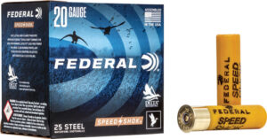 FEDERAL SPEED SHOK 20GA 3" - 7/8OZ #2 1550FPS 25RD 10BX/CS