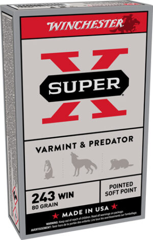 WINCHESTER SUPER-X 243 WIN - 80GR JSP 20RD 10BX/CS