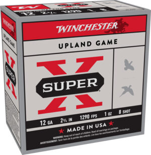 WINCHESTER SUPER-X 12GA 2.75" - 1OZ #8 1290FPS 250RD CASE LOT