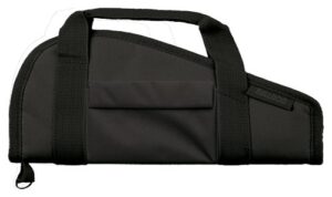 BULLDOG PISTOL CASE 18" BLACK - ACCESSORY POCKET & CARRY STRAP