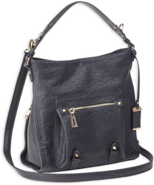 BULLDOG CONCEALED CARRY PURSE - HOBO ANNA BLACK