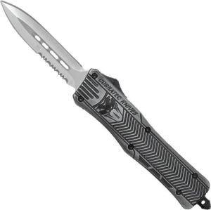 COBRATEC MEDIUM CTK1 OTF - STONEWASH 3" DAGGER SERRATED