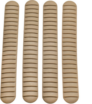 B5 SYSTEMS RAIL COVER M-LOK - FDE 3 SECTION 4-PACK