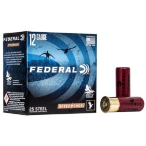 Federal Speed-Shok High Velocity Steel Shotshells 12ga 2-3/4" 1-1/8oz 1500 fps #3 Shot 25/ct