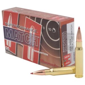 Hornady Superformance Match Rifle Ammunition .308 Win 168 gr ELD 2840 fps 20/ct