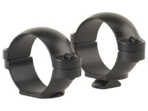 Leupold 2-Piece STD Windage Adjustable Steel Rings 1" Super Low Matte