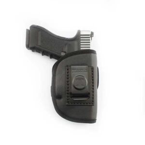 Tagua Leather Ecoleather Weightless 4 in 1 Open Top Holster for Most 9mm Luger/.40/.45 Black RH