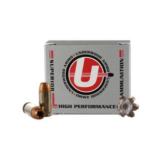 Underwood Ammo Handgun Ammunition 45 Auto (+P) 230gr JHP 1000 fps 20/ct