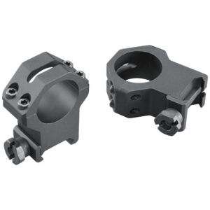 Weaver 4-Hole Tactical Picatinny Aluminum Scope Rings 1" XX-High Matte