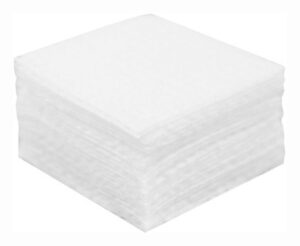 B/C PATCH 1-1/8" SQUARE - .22-.25 CALIBERS 1000-PACK