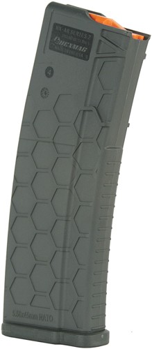 HEXMAG MAGAZINE AR-15 5.56X45 - 10RD GRAY POLYMER SERIES 2
