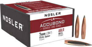 NOSLER BULLETS 7MM .284 - 175GR ACCUBOND LR 100CT