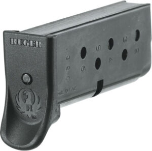RUGER MAGAZINE LCP 380ACP - 6RD W/FINGER EXT. STEEL