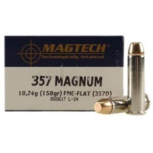 MagTech Handgun Ammunition .357 Mag 158 gr FMJ 1235 fps 50/ct