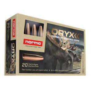 Norma ORYX Rifle Ammunition 35 Whelen 250gr SP 2428 fps 20/ct