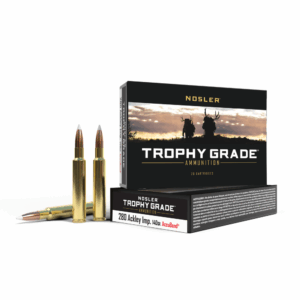 Nosler Accubond Trophy Grade Rifle Ammunition .280 Ackley Improved 140 gr PT 3200 fps 20/ct