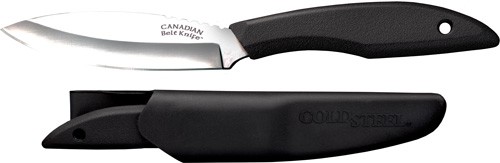 COLD STEEL CANADIAN BELT KNIFE - 4" PLAIN EDGE BLADE W/SHEATH