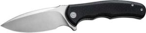 CIVIVI KNIFE MINI PRAXIS 2.98" - BLACK G10/SATIN FINISH D2