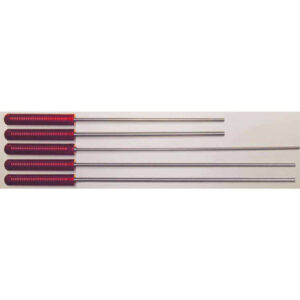 MICRO-POLISHED STAINLESS STEEL CLEANING ROD - 36" RIFLE, .22-.26 CALIBER