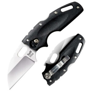 TUFF LITE PLAIN EDGE - DROP POINT, BLACK