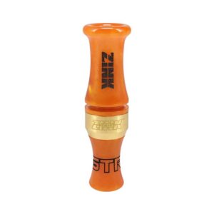 Zink Green Top Rocker Duck Mouth Call Orange Marbleade