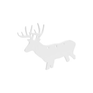 Birchwood Casey AR500 3/8" Silhouette Plate Target 3-Hole Deer