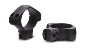 Konus 2-Piece Steel Riflescope Rings for Airguns & .22 Rails 1" Medium - Black