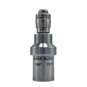 L.E. Wilson Case Case Gage Depth Micrometer