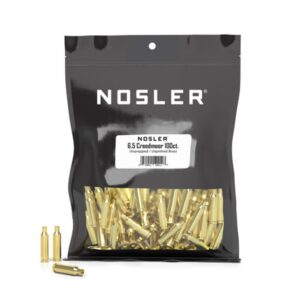 Nosler Unprimed Unprepped Brass Rifle Cartridge Cases 6.5 Creedmoor NOS HS 100/ct (BULK)