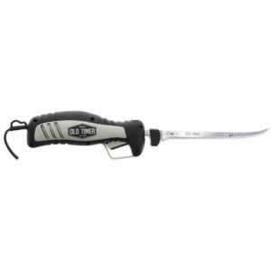 Old Timer 110 Volt Electric Fillet Knife 8" Blade Black and Grey