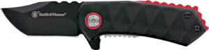 S&W KNIFE 24/7 SPRING ASSIST - 1.9" BLACK/BLACK LINER LOCK