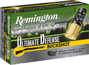 REMINGTON ULTIMATE DEFENSE - 12GA 3" #4 BUCK 5RD 20BX/CS