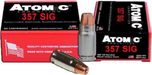 ATOMIC 357 SIG 147GR JHP - 20RD 10BX/CS