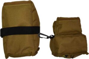 TOC3 BENCH BAG 2-PC SET - TAN FABRIC/TAN LEATHER