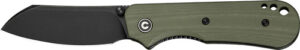 CIVIVI KNIFE CRABBY 2.7" G-10 - OD GREEN BLACK STONEWASH