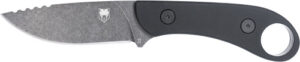COBRATEC D2 SKINNER 3.75" FULL - TANG BLACK G10 W/KYDEX SHEATH