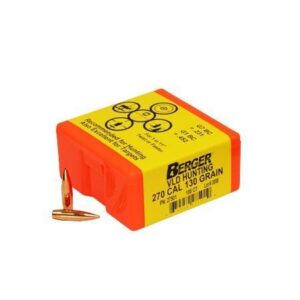 Berger Match Grade Hunting Bullets .270 cal .277" 130 gr VLD Hunter 100/ct