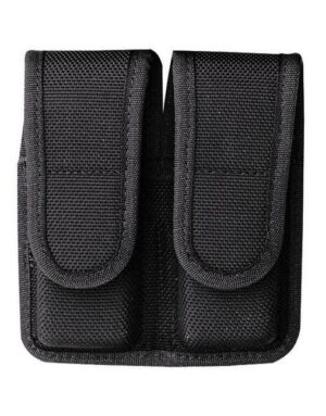 Bianchi Model 7302H AccuMold Double Magazine Pouch Kahr T40 Hidden Snap Black