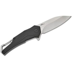 Smith & Wesson Oasis Carabiner Folding Knife 3" Drop Point Blade Black