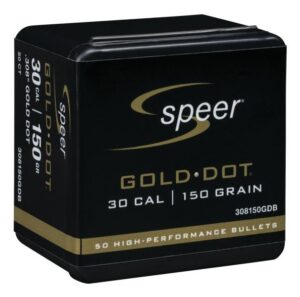 Speer Gold Dot Component Rifle Bullets .308 cal .308" 150 gr GOLD DOT SP 50/Box
